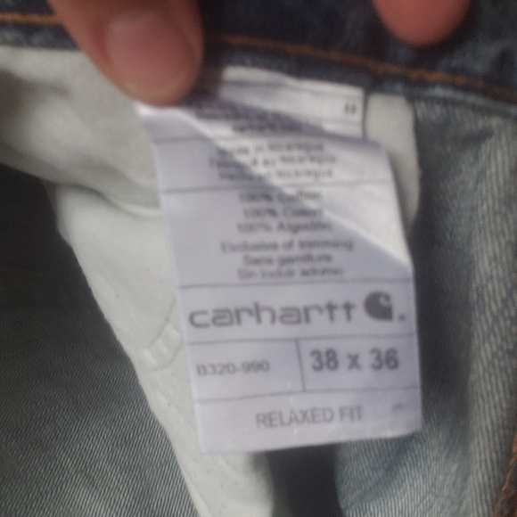 Mens Carhartt relaxed fit jeans 38x36 - Picture 3 of 3